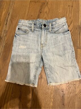 Cat & Jack Light Wash Denim Bermuda Shorts - Pale Blue